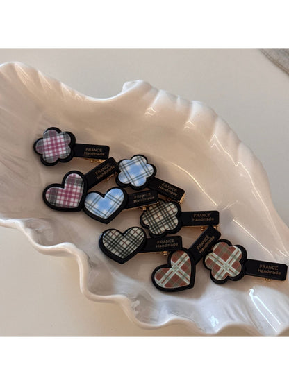 Beau - Elegant Plaid Hair Clip