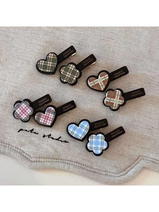 Beau - Elegant Plaid Hair Clip