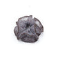Gifty - Pleated Sheer Fabric Beaded Trim Scrunchie