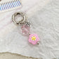 Keypus - Playful Flower Bag Charm Ring Pendant Keychain