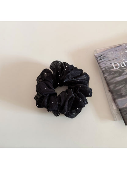Gifty - Minimalist Solid Color Pleated Scrunchie