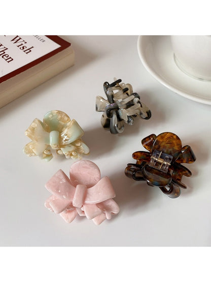 Beau - Small Double Bow Claw Clip