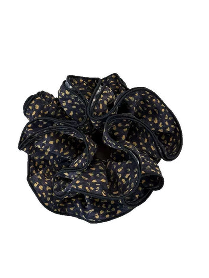 Gifty - Spring Retro Polka Dot Ruffled Scrunchie
