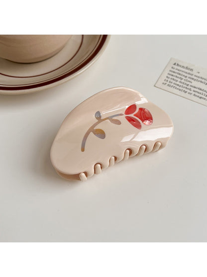 Beau - Vintage Rose Pattern Hair Clip