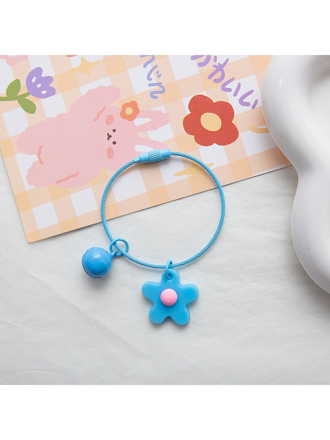 Keypus - Candy-Colored Flower Bell Keychain