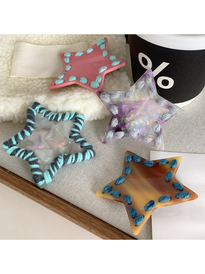 Beau - Star Shaped Geometric Hair Clip