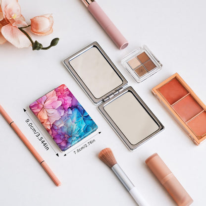 Mirroray - Gradient Floral Compact Travel Makeup Mirror