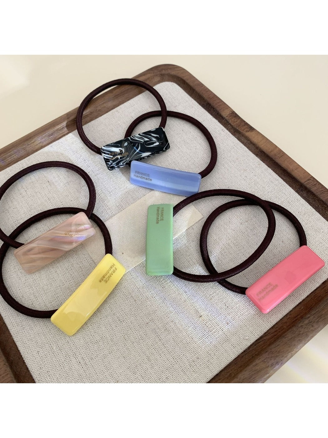 Gifty - Simple Rectangular Acetate Hair Tie
