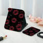 Mirroray - Floral Print Folding Desktop Makeup Mirror