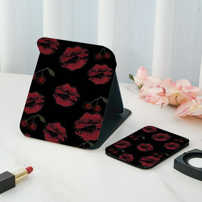 Mirroray - Floral Print Folding Desktop Makeup Mirror