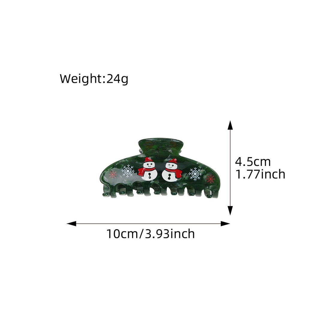 Beau - Funny Christmas Theme Print Claw Clip
