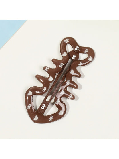 Beau - Fishbone-Shaped Side Bangs Hair Clip