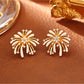 Earedge - Sparkling Firework Shaped Stud Earrings