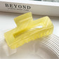 Beau - Geometric Hollow Acrylic Claw Hair Clip