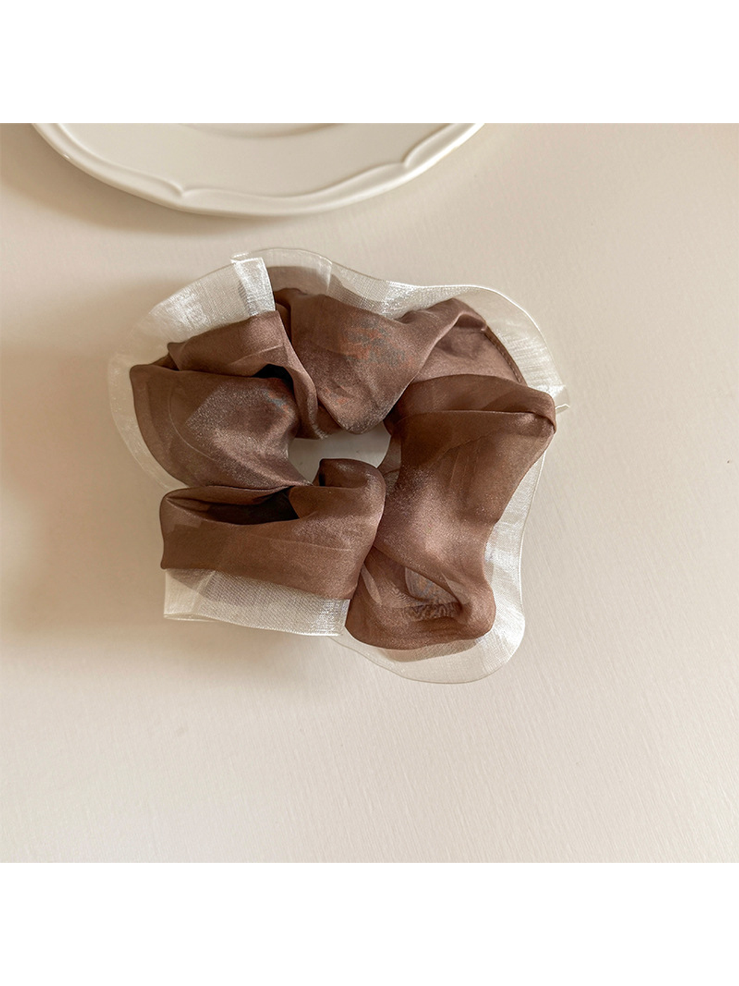 Gifty - Ruffled Minimal Solid Scrunchie