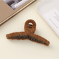 Beau - Solid Color Looped Top Hair Claw Clip