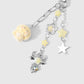 Keypus - Y2K Yellow Moon and Rabbit Keychain