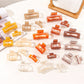 Beau - Minimalist Square Openwork Hair Claw Clip