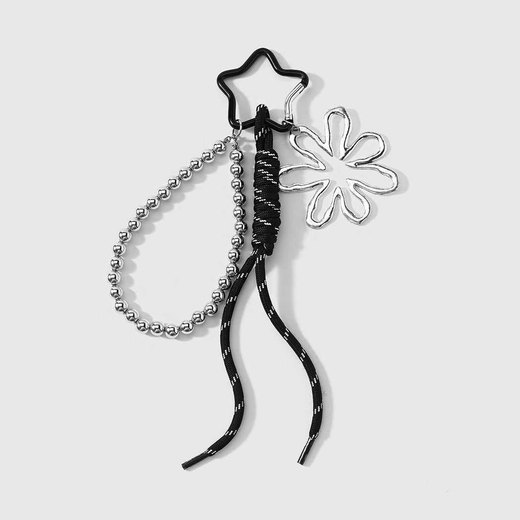 Keypus - Simple Style Openwork Floral Keychain