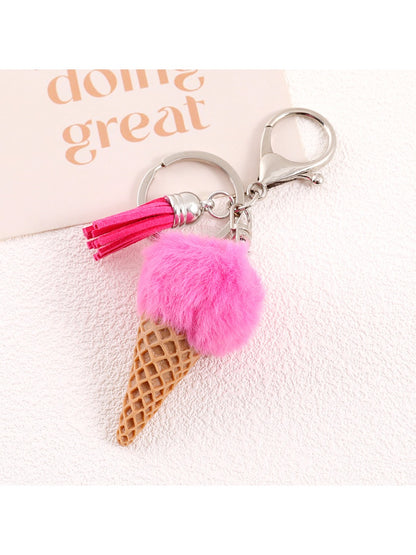 Keypus - Plastic Ice Cream Bag Charm Keychain