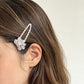 Beau - Sparkly Sunflower and Bear Hair Clip