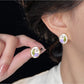 Earedge - Oil Painting Style Purple Tulip Earrings