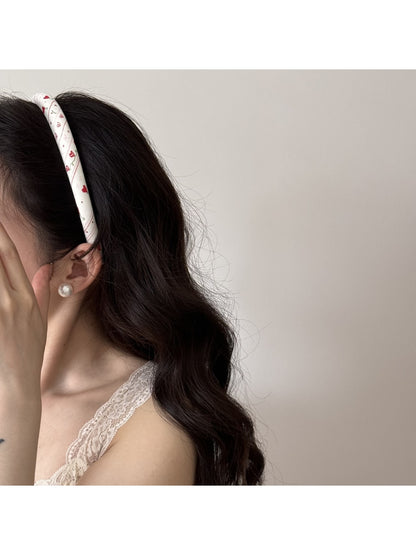 Gifty - Floral Pattern Polyester Wrapped Headband