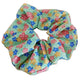 Gifty - Floral Print Polyester Elastic Scrunchie