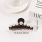 Beau - Stylish Beaded Half Round Claw Clip