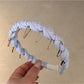 Gifty - Textured Toothed Curved Wrapped Headband