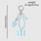 Keypus - Fresh Music Note and Book Charm Keychain