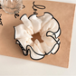 Gifty - Double Layer Contrast Trim Hair Scrunchie