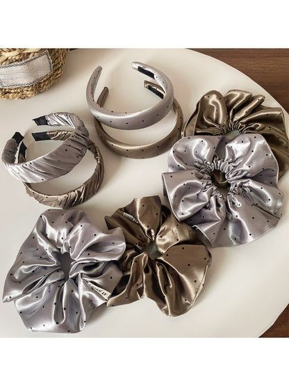 Gifty - Polka Dot Hair Ties And Headbands
