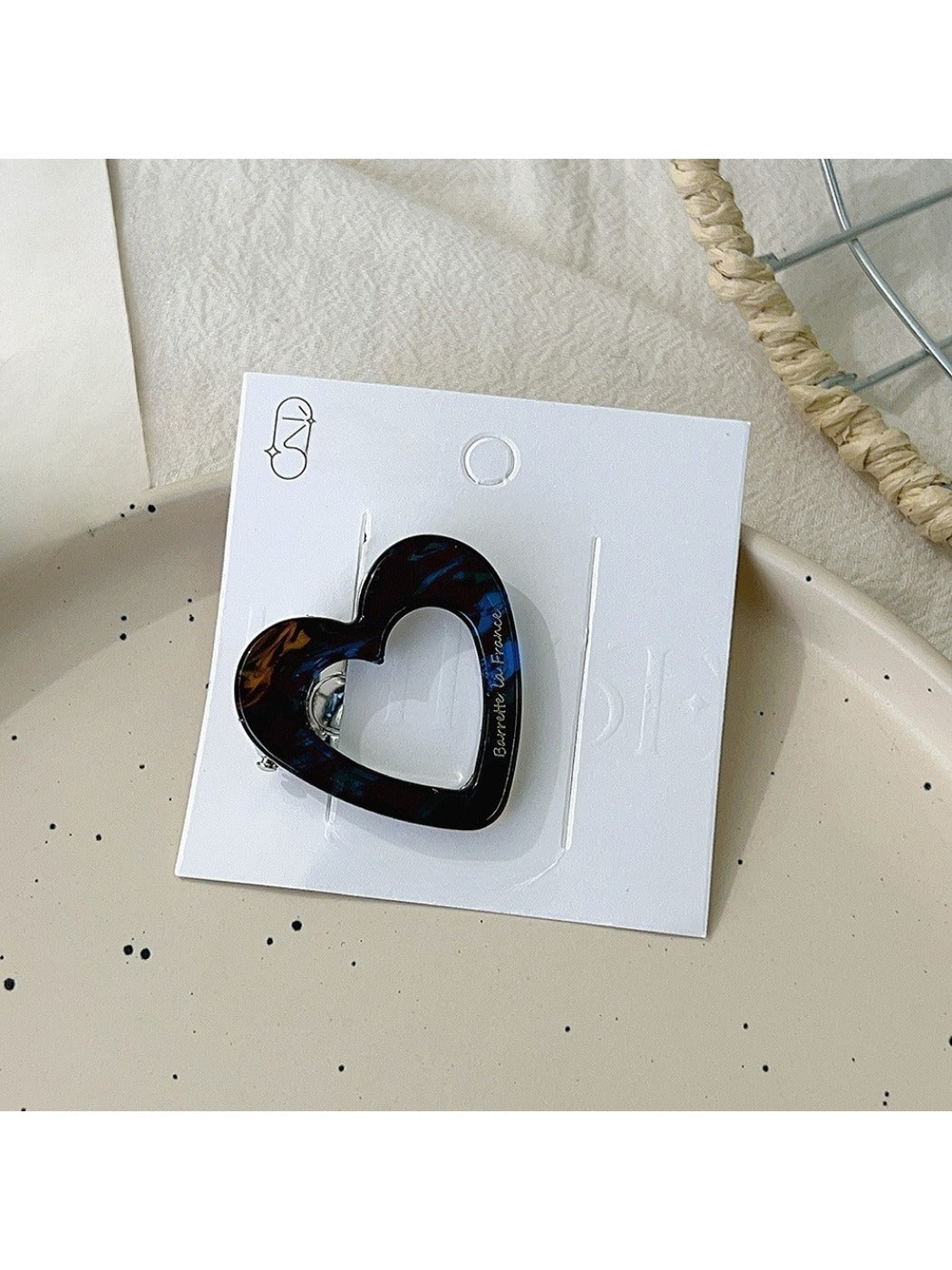 Beau - Valentine's Day Heart Shaped Hair Clip