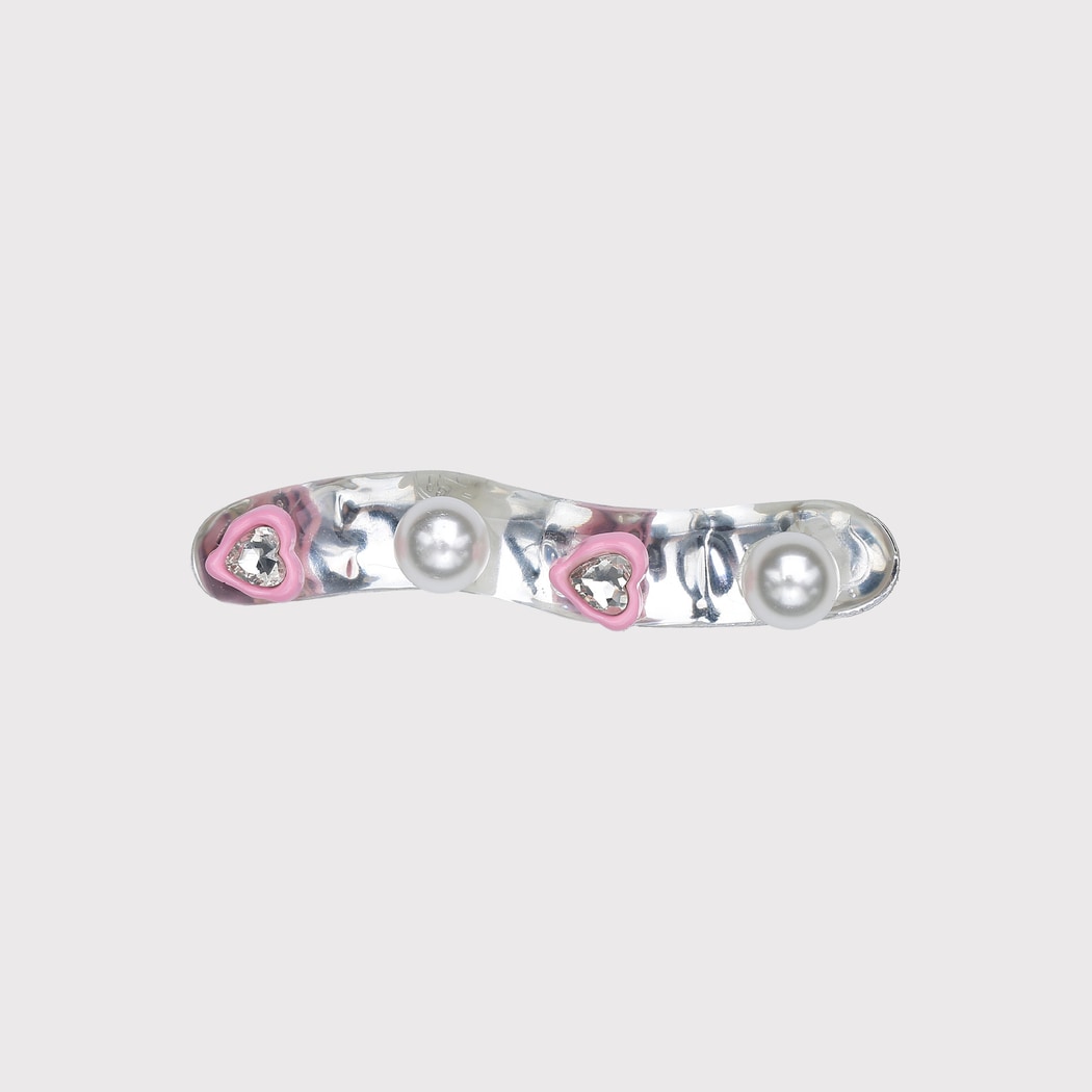 Beau - Cute Heart and Pony Accent Hair Clip