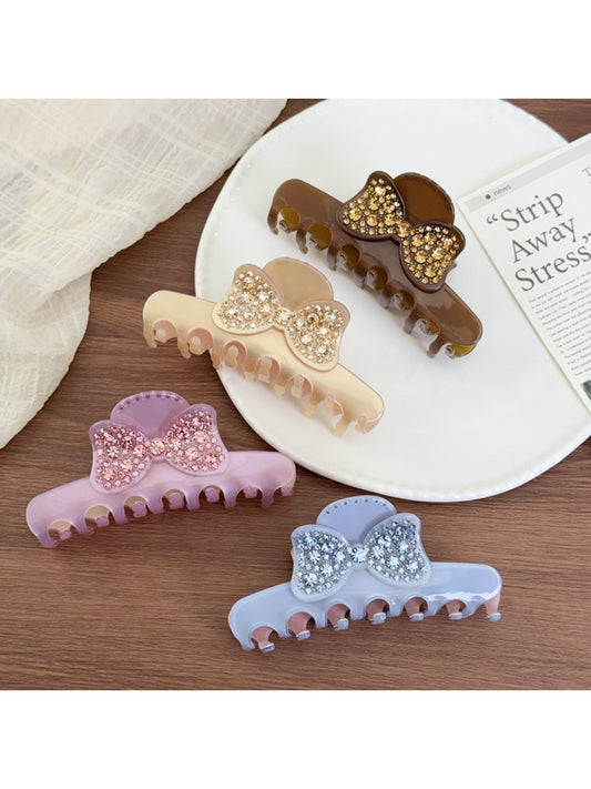 Beau - Butterfly Shaped Semi Circular Claw Clip