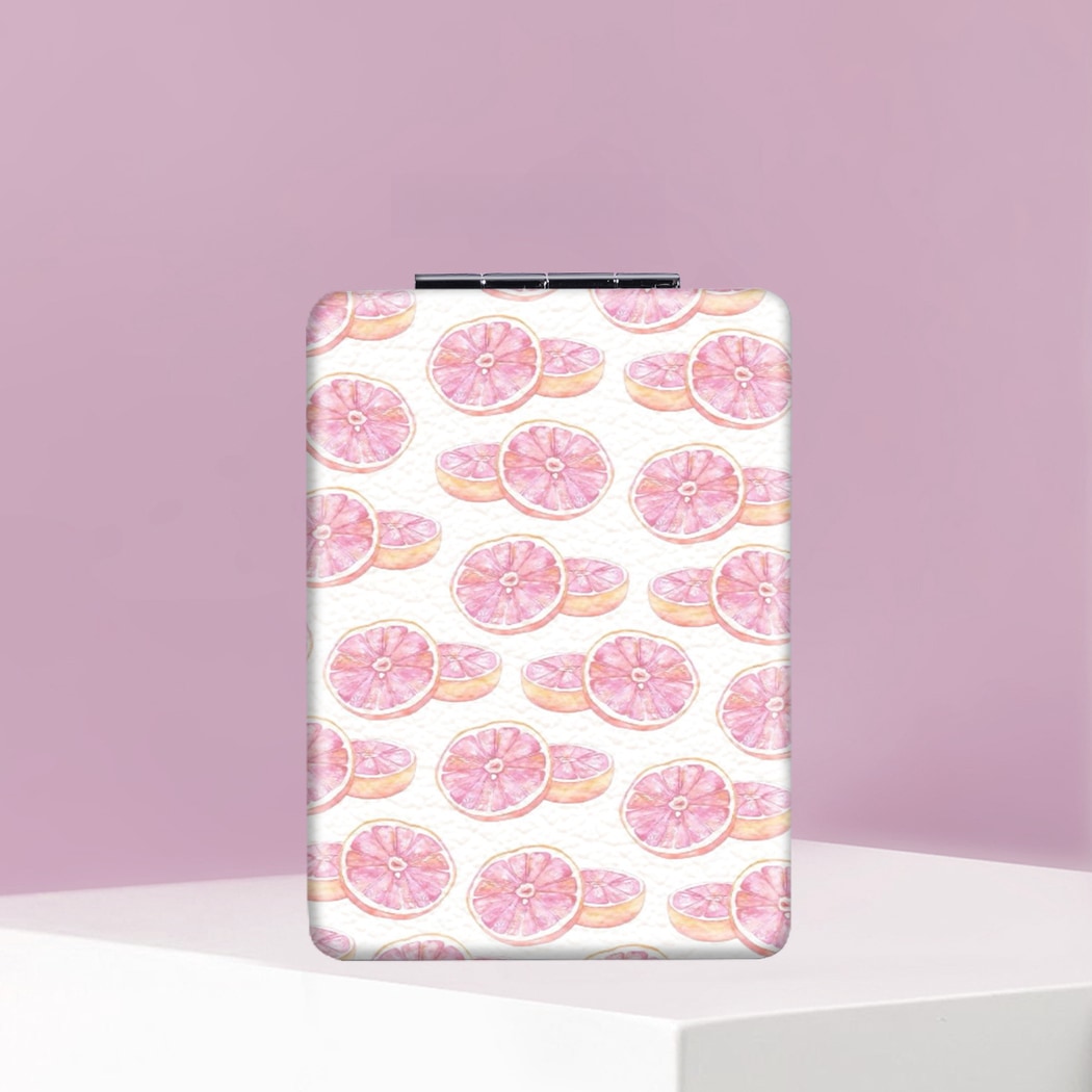 Mirroray - Foldable Fruit Print Portable Makeup Mirror