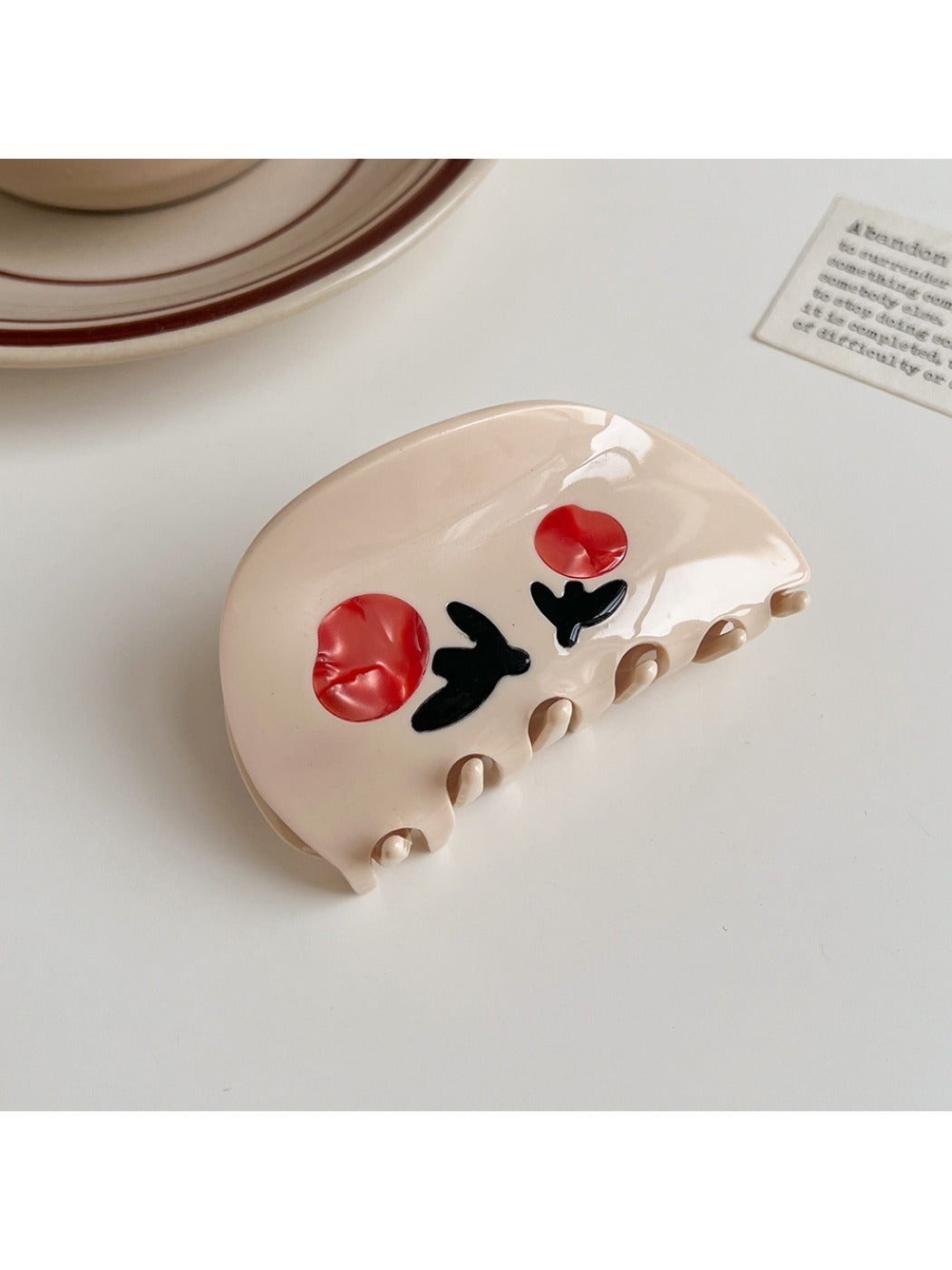 Beau - Vintage Rose Pattern Hair Clip