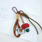 Keypus - Lucky Star Faux Leather Keychain