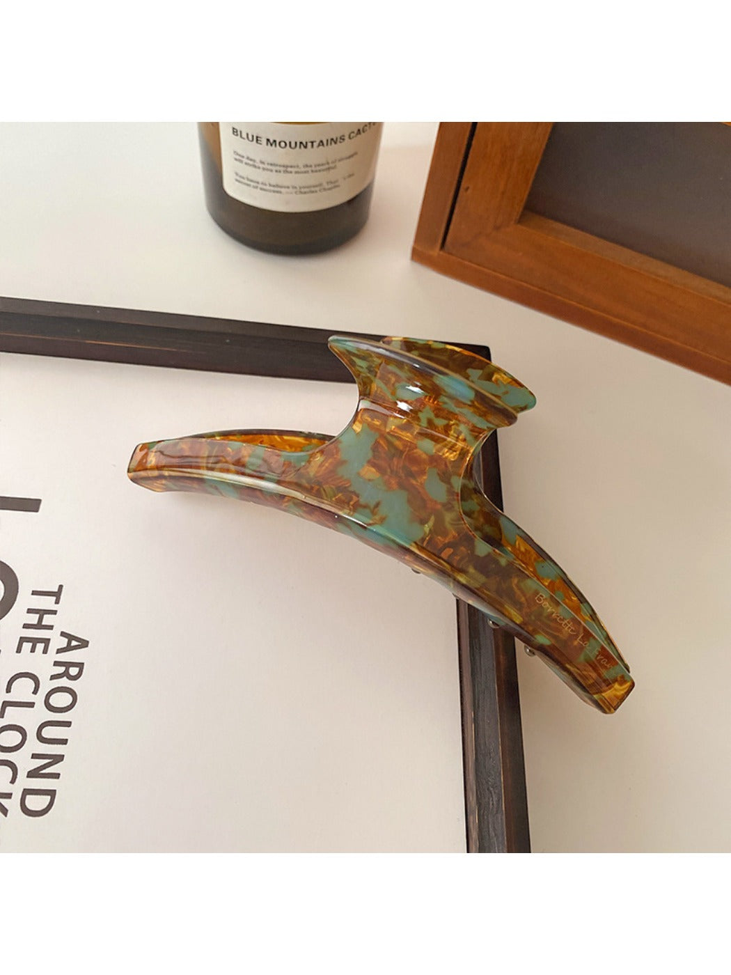 Beau - Large Leopard Print Hair Claw Clip