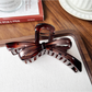 Beau - PC Bow Accent Geometric Ring Hair Claw Clip