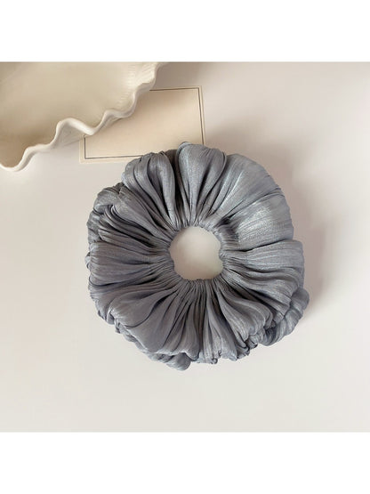 Gifty - Colorful Pleated Satin Scrunchie