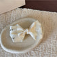 Beau - Layered Satin Look Sparkle Bow Hair Clip