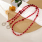 Keypus - Acrylic Heart Beaded Crossbody Phone Chain