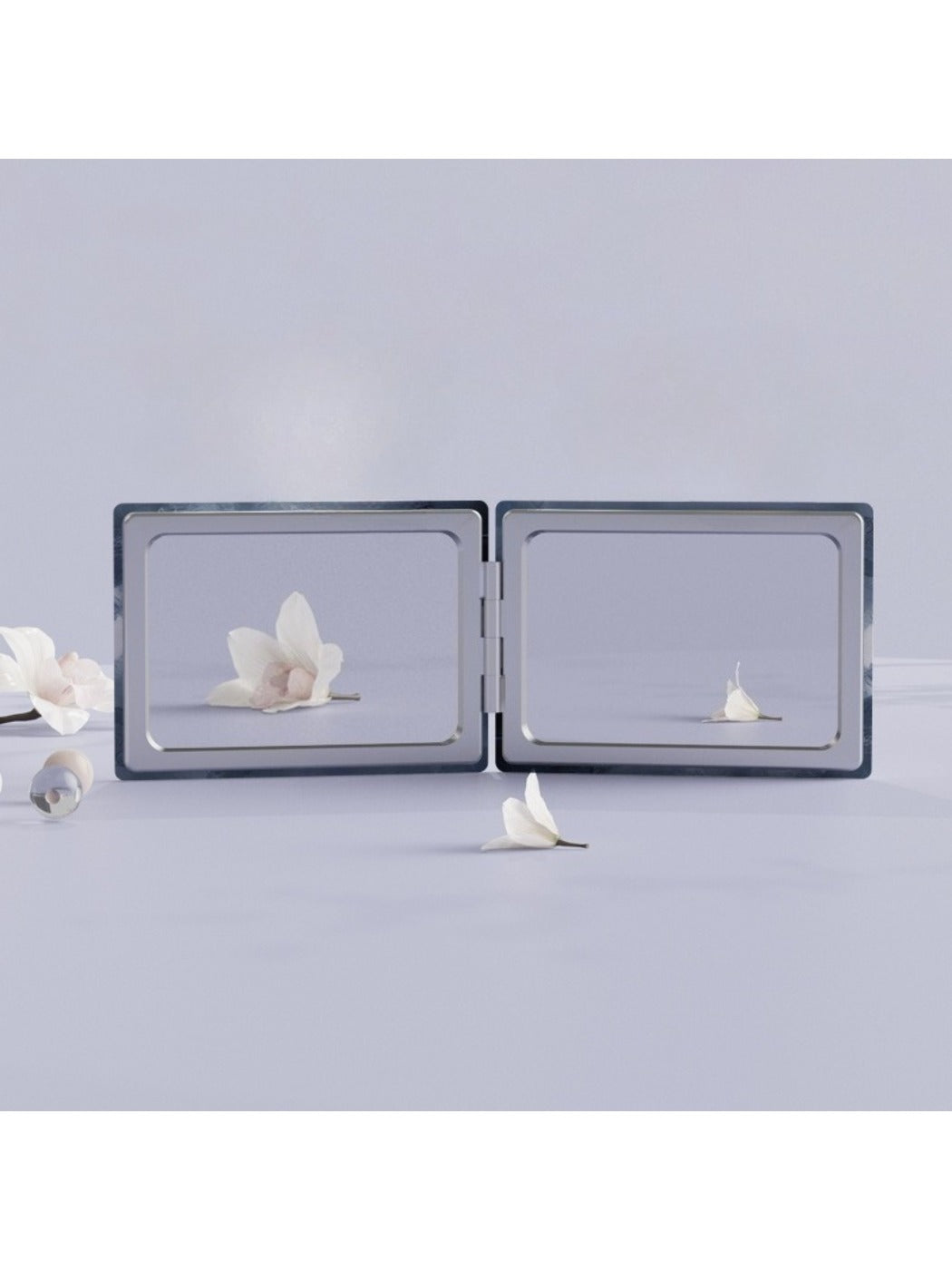 Mirroray - Vintage Wave Pattern Compact Mirror