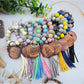 Keypus - Stylish Floral Tassel Keychain