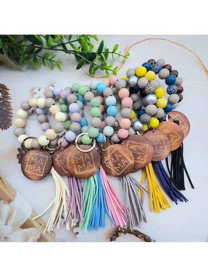Keypus - Stylish Floral Tassel Keychain