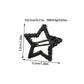 Beau - Sparkly Star Shape Alloy Hair Clip Set