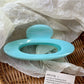 Beau - Oval Shaped Openwork Hair Claw Clip