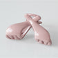 Beau - Solid Color Large Crossed Design Claw Clip